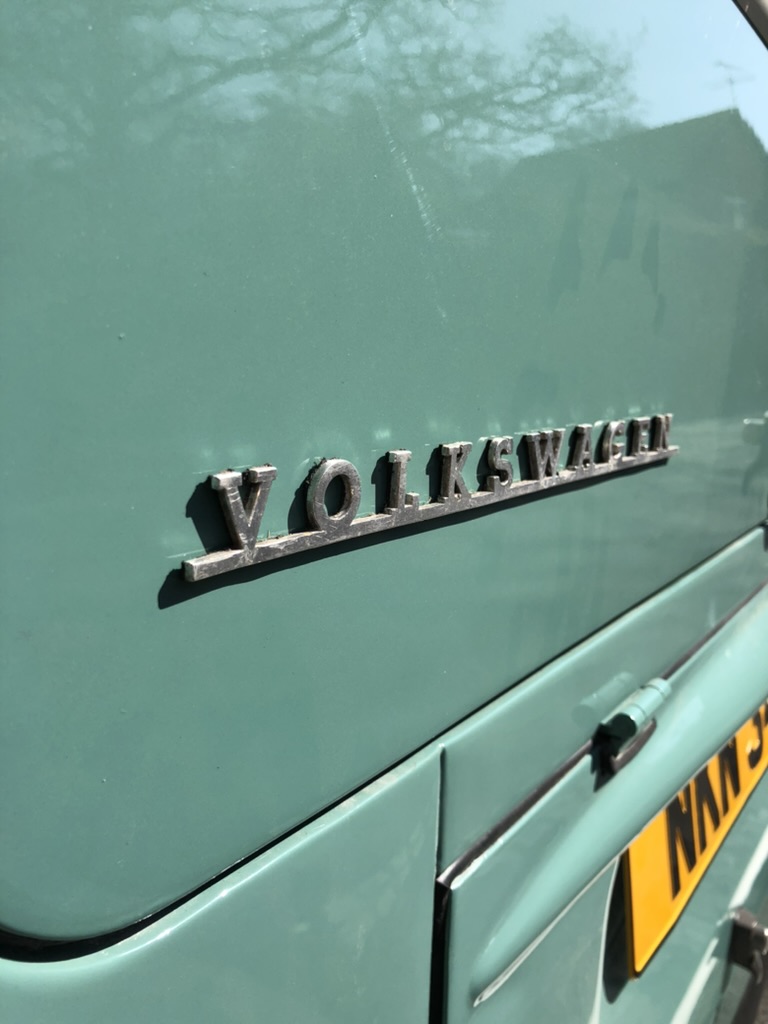 Well-maintained VW Bay Window engine bay