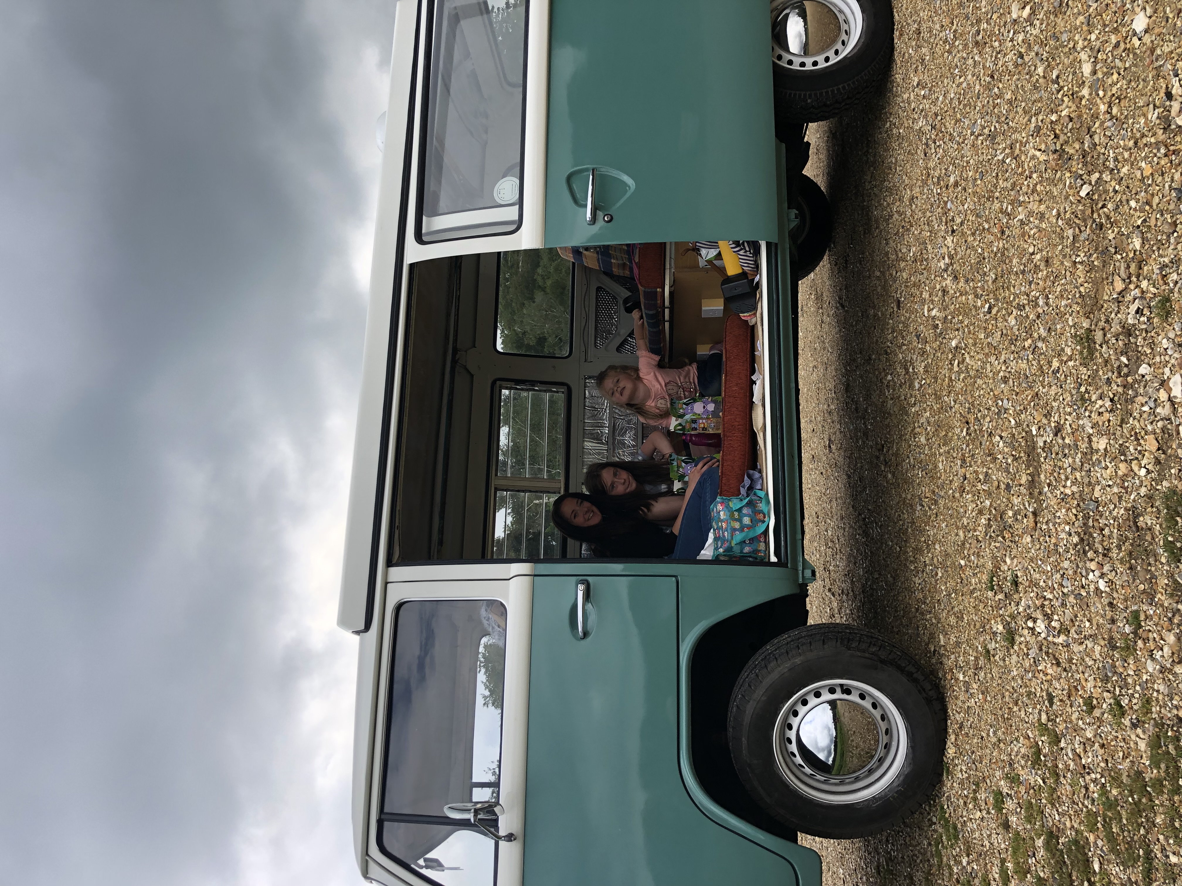 Chippy tea at the campsite