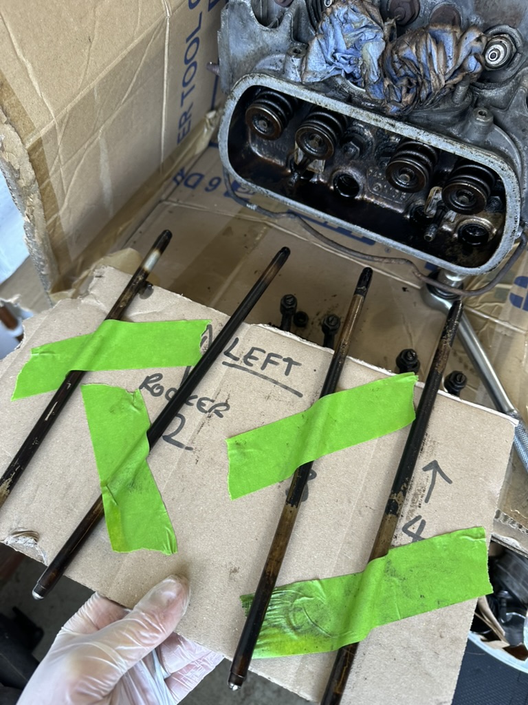 Clean engine internals during rebuild