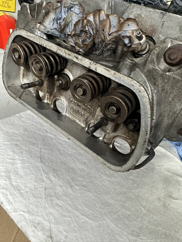 More brake cleaner and cleaning of VW engine