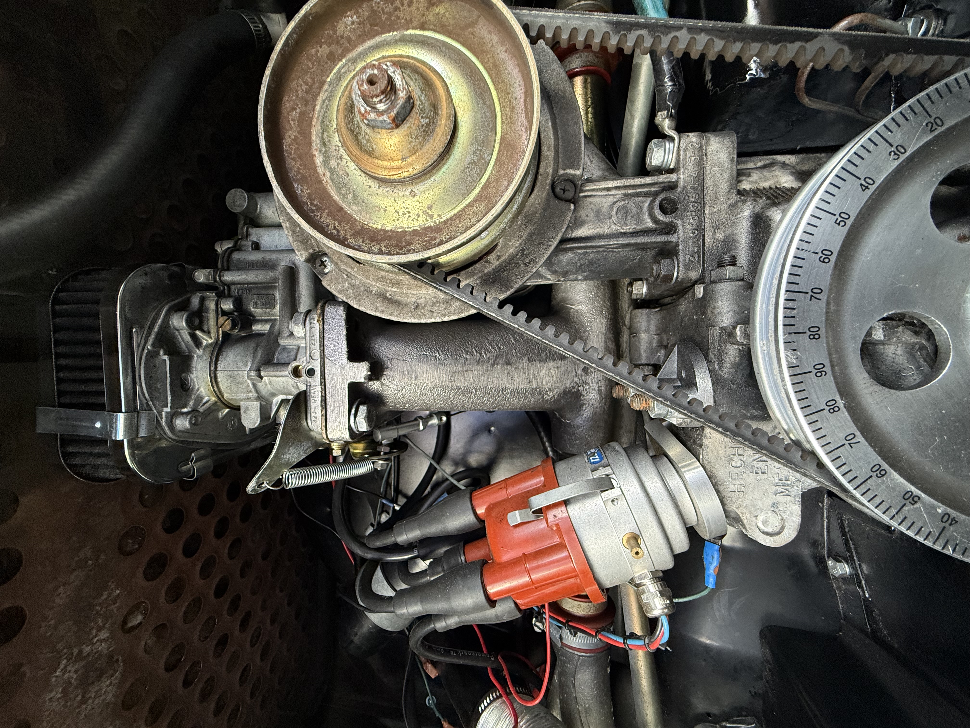 Essential tools for VW campervan maintenance including socket set, torque wrench, and axle stands