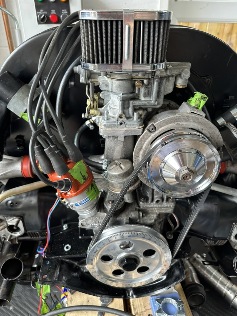 Brand new Weber 32/36 carb fitted with pancake air filter