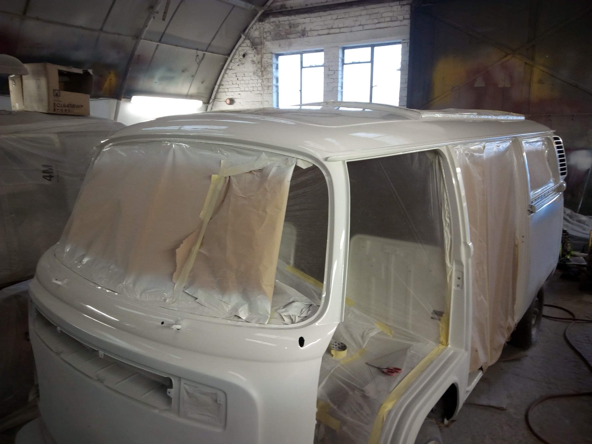 Turquoise respray transformation at Sunflower Campers